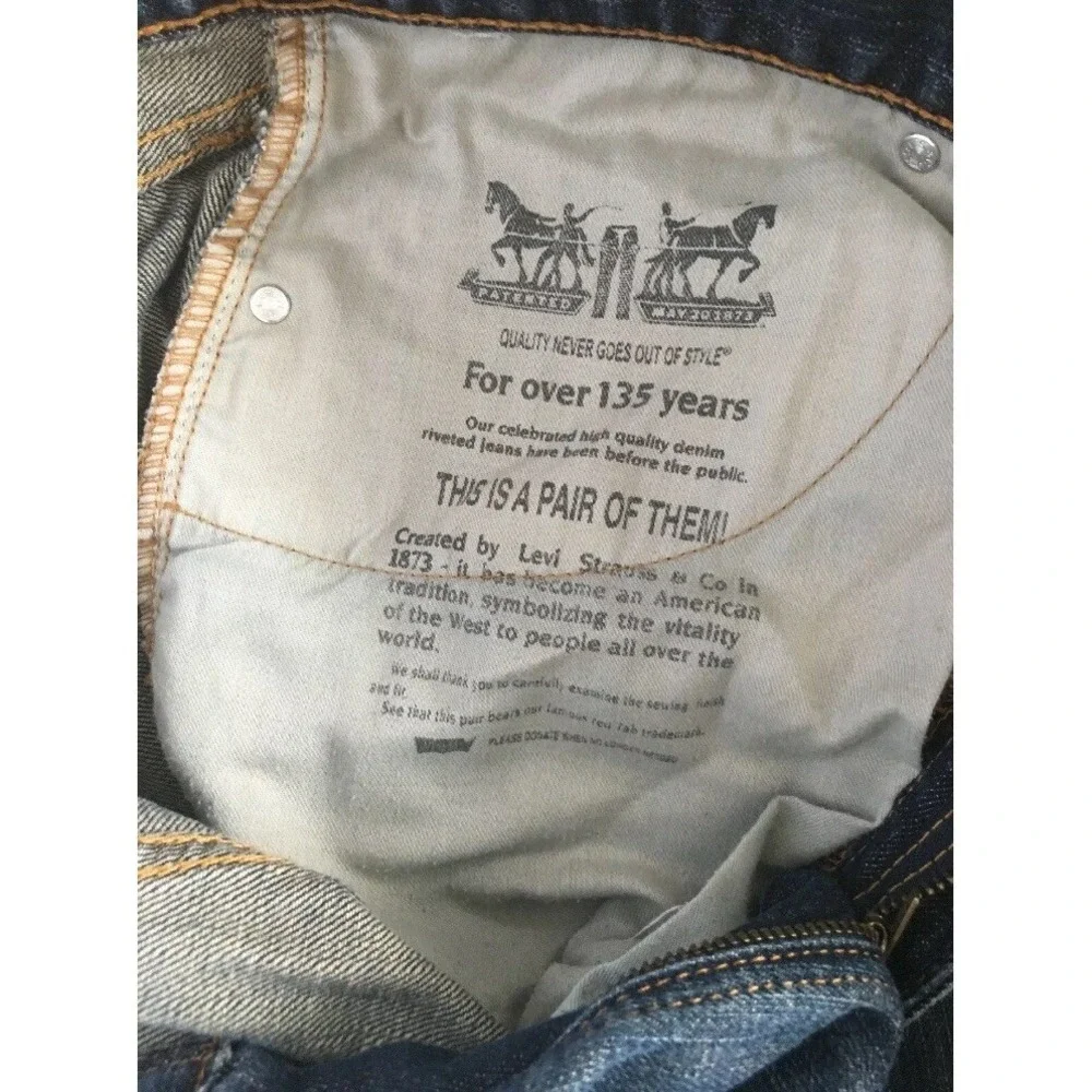 Levi 505 Regular Fit Jeans Medium Wash Men Size W36 L32